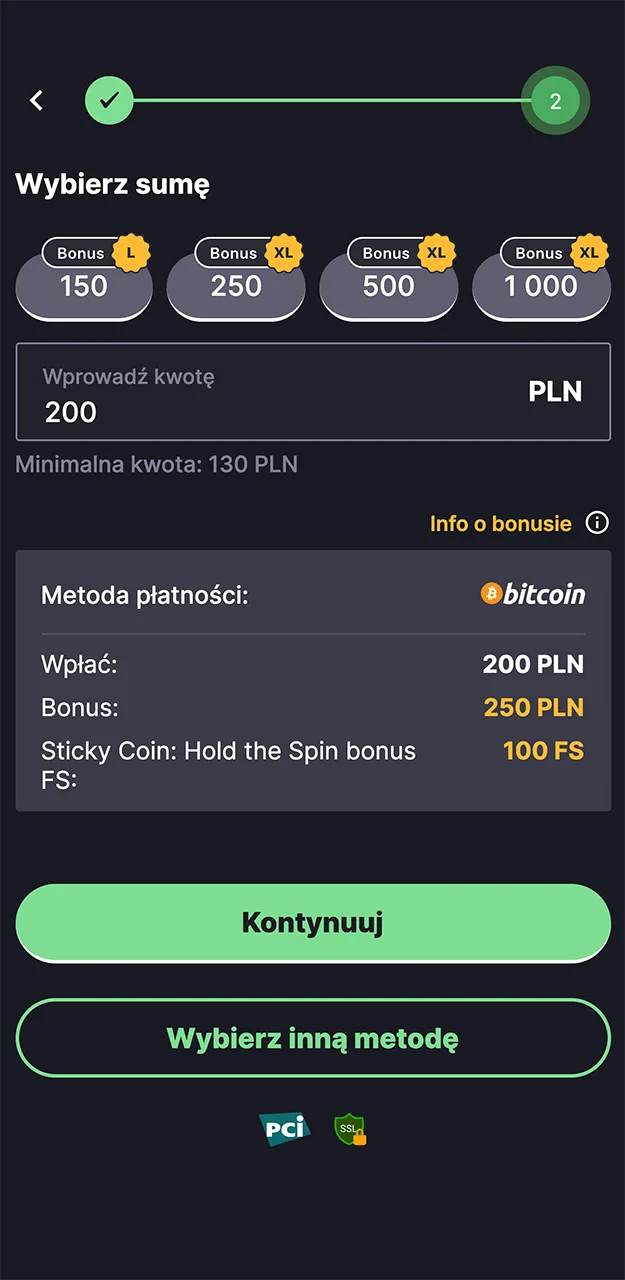 Skorzystaj z portfela kryptowalutowego przy pierwszej wpłacie w VOX Casino.