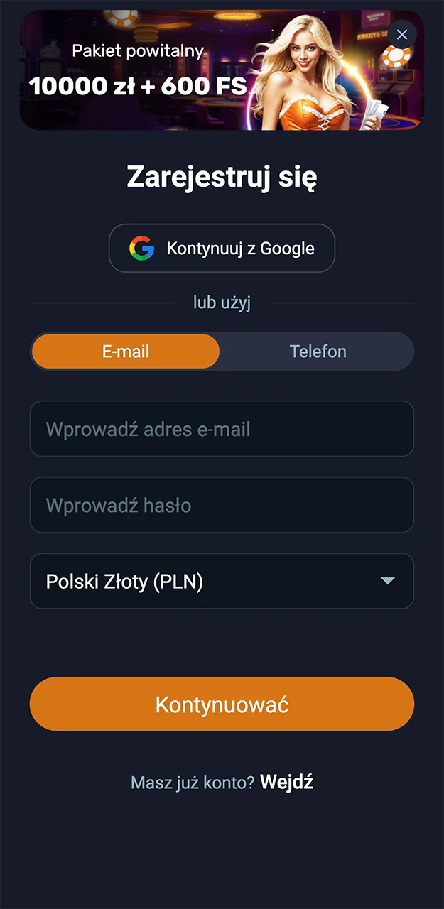 Rejestracja w VOX Casino jest bardzo prosta i nie zajmie Ci dużo czasu.