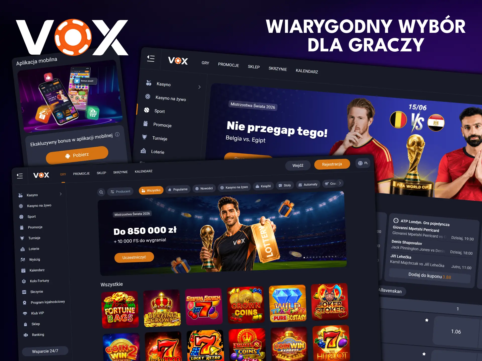 Dowiedz się dlaczego VOX Casino jest świetną platformą do gry i obstawiania zakładów w Polsce.